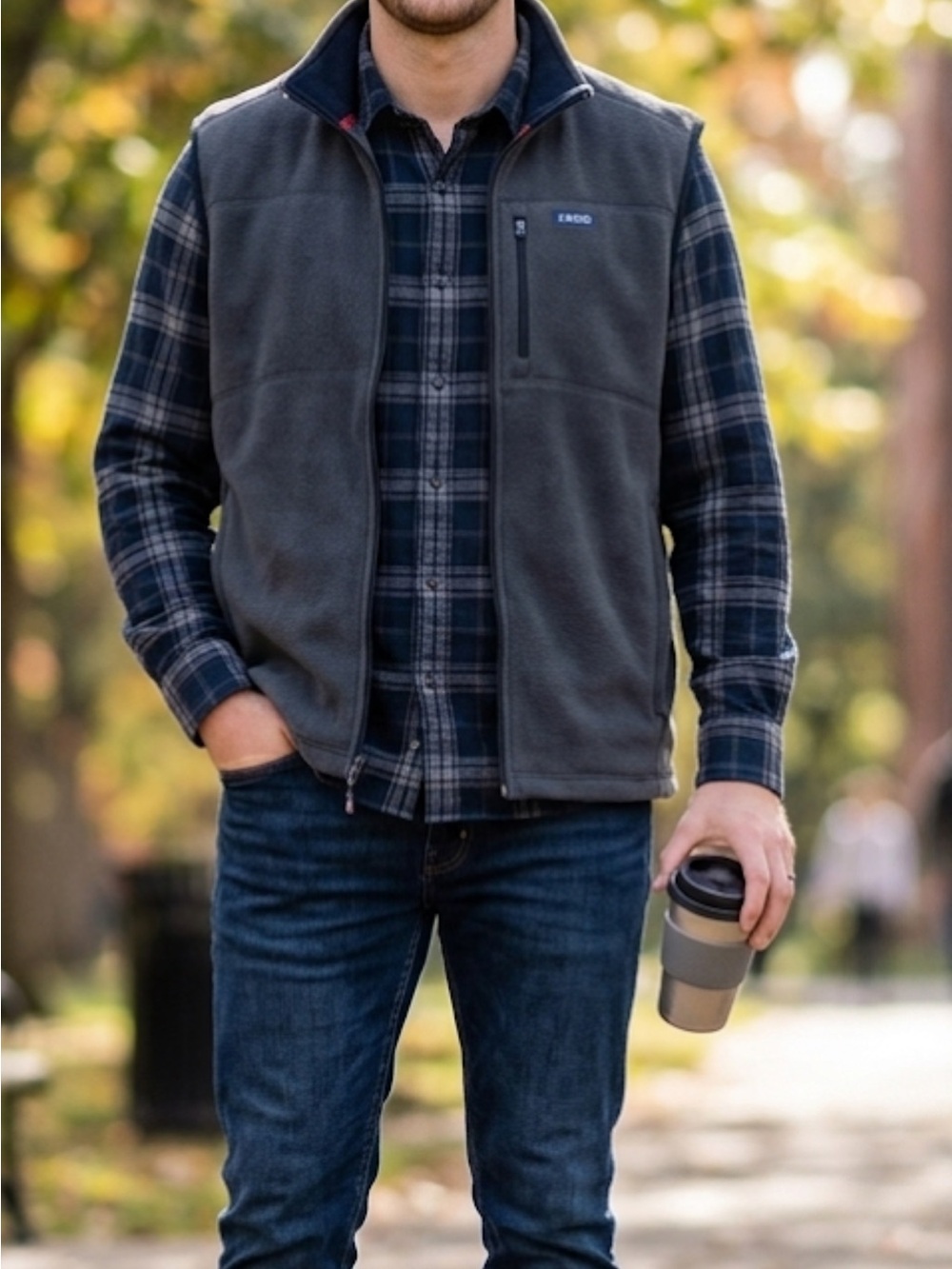 Izod Gray Vest for Versatile Layering